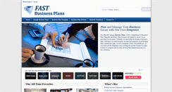 Desktop Screenshot of fastbusinessplans.com